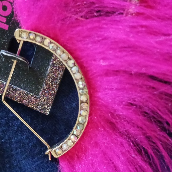 Betsey Johnson Trolls edition earrings pink - Picture 3 of 6